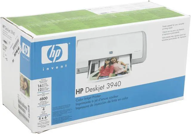 Alt view image 8 of 8 - HP Deskjet 3940 C9050A#B1H Up to 16 ppm Black Print Speed Up to 4800 x 1200-optimized dpi color and 1200-input dpi Color Print Quality USB InkJet Personal Color Printer