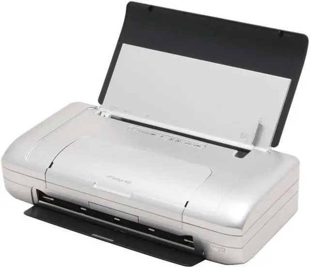 Alt view image 2 of 12 - HP Deskjet 460C C8150A Up to 17 ppm Black Print Speed Up to 4800 optimized dpi color and 1200 input dpi Color Print Quality USB Thermal Inkjet Mobile Color Printer