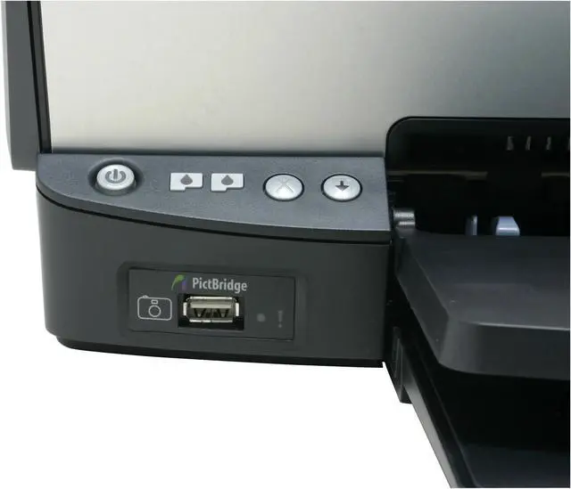 Alt view image 5 of 10 - HP Deskjet 5940 C9017A#B1H Up to 30 ppm Black Print Speed Up to 4800 optimized dpi color and 1200 input dpi Color Print Quality USB InkJet Photo Color Printer