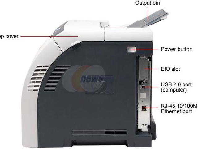 Alt view image 10 of 14 - HP Color LaserJet 3600N Q5987A Personal Up to 17 ppm 600 x 600 dpi Color Print Quality Color Ethernet (RJ-45) / USB Laser Printer