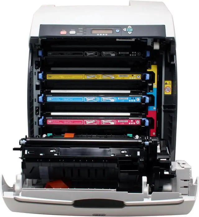 Alt view image 9 of 17 - HP Color LaserJet 3600dn Q5988A Workgroup Up to 17 ppm 600 x 600 dpi Color Print Quality Color Ethernet (RJ-45) / USB Laser Printer