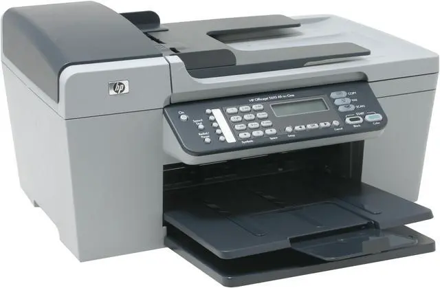 Alt view image 4 of 11 - HP Officejet 5610 Q7311A Up to 20 ppm Black Print Speed 4800 x 1200 dpi Color Print Quality USB Thermal Inkjet MFC / All-In-One Color Printer