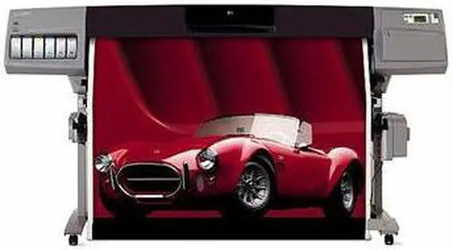 Main image of HP DesignJet 5500 Q1251A 499 sq ft/hr (maximum speed) Black Print Speed 1200 x 600 dpi (on glossy media) Color Print Quality Ethernet (RJ-45) / LPT InkJet Large Format Color Printer