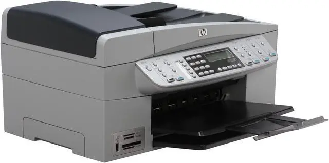 Alt view image 7 of 18 - HP Officejet 6310 Q8061A Up to 30 ppm Black Print Speed Up to 4800 x 1200 optimized dpi Color Print Quality Ethernet (RJ-45) / USB InkJet MFC / All-In-One Color Printer