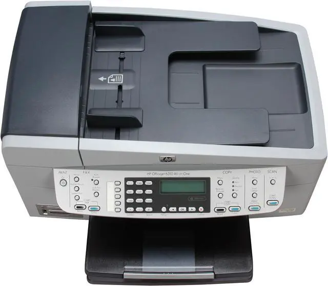 Alt view image 10 of 18 - HP Officejet 6310 Q8061A Up to 30 ppm Black Print Speed Up to 4800 x 1200 optimized dpi Color Print Quality Ethernet (RJ-45) / USB InkJet MFC / All-In-One Color Printer