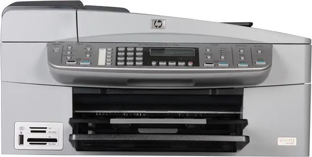 Alt view image 11 of 18 - HP Officejet 6310 Q8061A Up to 30 ppm Black Print Speed Up to 4800 x 1200 optimized dpi Color Print Quality Ethernet (RJ-45) / USB InkJet MFC / All-In-One Color Printer