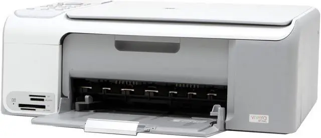 Alt view image 2 of 13 - HP Photosmart C4180 Q8110A Up to 30 ppm Black Print Speed 4800 x 1200 dpi Color Print Quality USB Thermal Inkjet MFC / All-In-One Color Printer