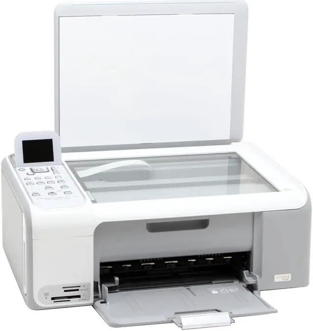 Alt view image 7 of 13 - HP Photosmart C4180 Q8110A Up to 30 ppm Black Print Speed 4800 x 1200 dpi Color Print Quality USB Thermal Inkjet MFC / All-In-One Color Printer