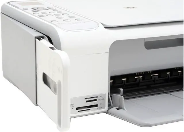 Alt view image 8 of 13 - HP Photosmart C4180 Q8110A Up to 30 ppm Black Print Speed 4800 x 1200 dpi Color Print Quality USB Thermal Inkjet MFC / All-In-One Color Printer