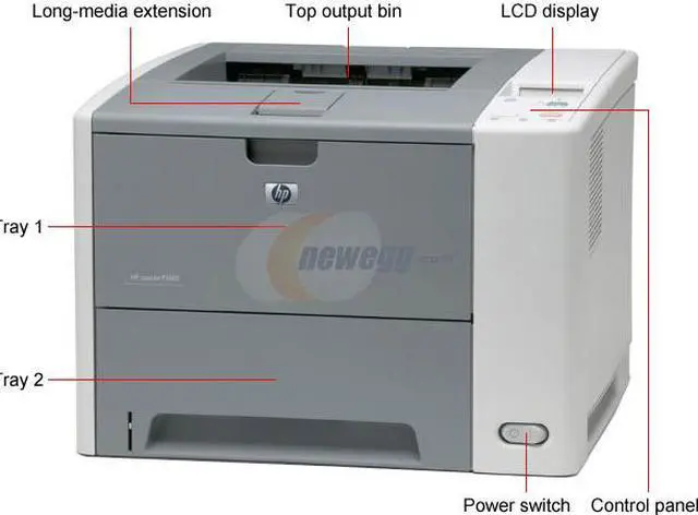 Alt view image 2 of 15 - HP LaserJet P3005dn Q7815A Up to 35 ppm Monochrome Ethernet (RJ-45) / USB Laser Printer