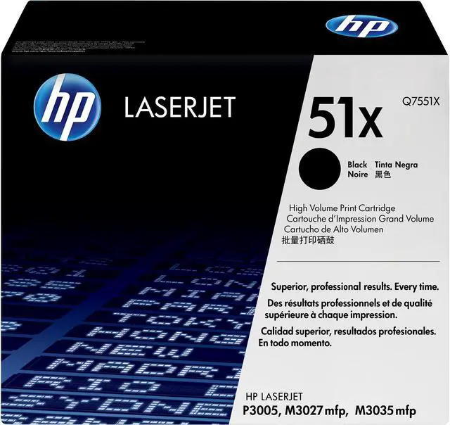 Main image of HP 51X High Yield LaserJet Toner Cartridge - Black