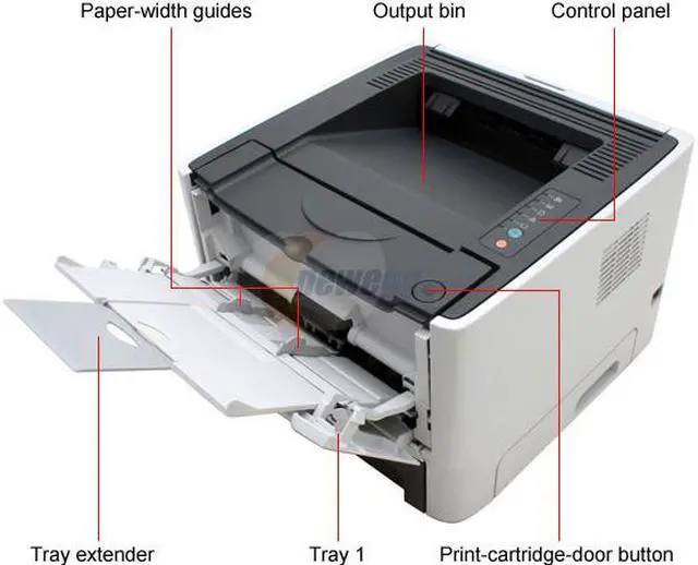Alt view image 2 of 11 - HP LaserJet P2015 CB366A Personal Up to 27 ppm Monochrome USB Laser Printer