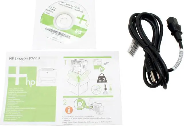 Alt view image 9 of 11 - HP LaserJet P2015 CB366A Personal Up to 27 ppm Monochrome USB Laser Printer