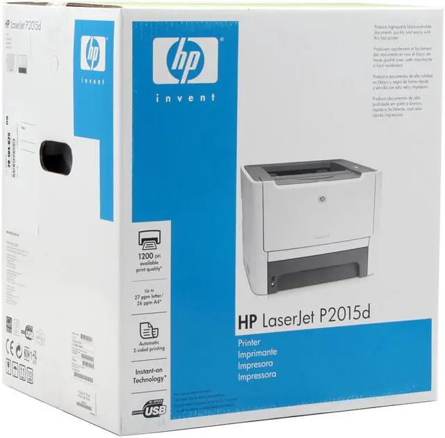 Alt view image 15 of 15 - HP LaserJet P2015D CB367A Up to 27 ppm Monochrome USB Laser Printer