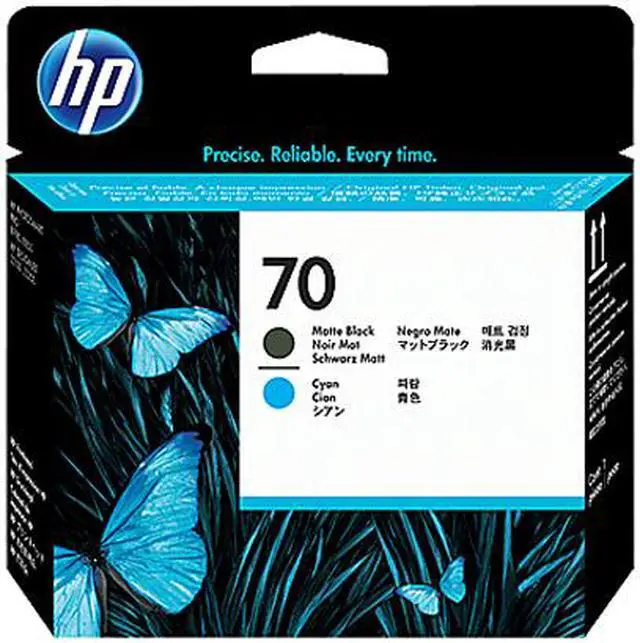 Main image of HP 70 (C9404A) 70 Printhead Matte black and cyan