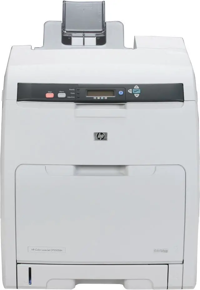 Alt view image 11 of 17 - HP Color LaserJet CP3505dn CB443A Up to 22 ppm Color USB Laser Printer