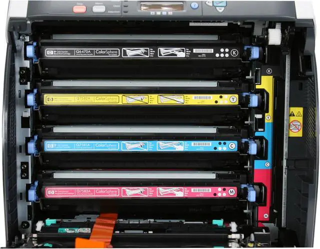 Alt view image 13 of 17 - HP Color LaserJet CP3505dn CB443A Up to 22 ppm Color USB Laser Printer