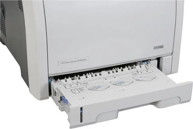 Alt view image 14 of 17 - HP Color LaserJet CP3505dn CB443A Up to 22 ppm Color USB Laser Printer