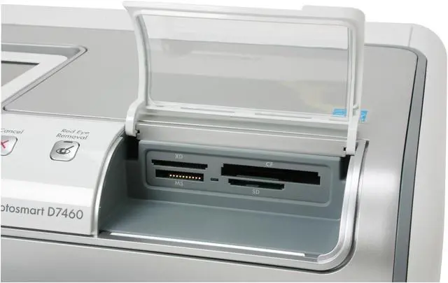 Alt view image 6 of 15 - HP Photosmart D7460 CC247A Up to 34 ppm Black Print Speed 4800 x 1200 dpi Color Print Quality Ethernet (RJ-45) / USB / Wi-Fi Thermal Inkjet Photo Color Printer