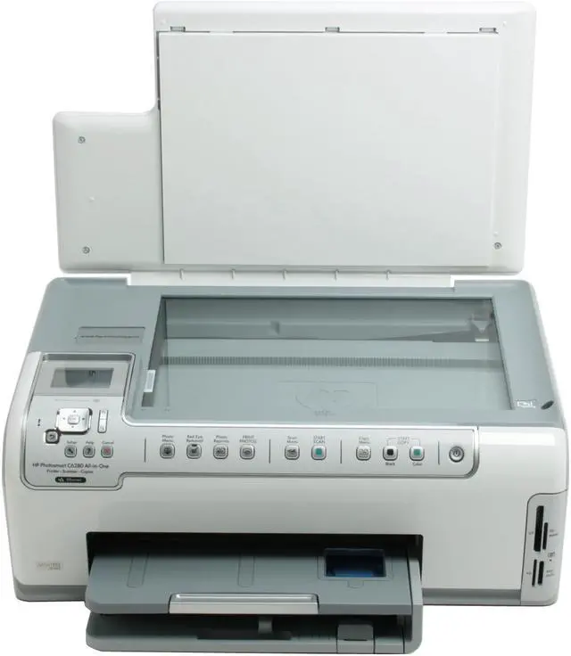 Alt view image 16 of 20 - HP Photosmart C6280 CC988A Up to 34 ppm Black Print Speed 4800 x 1200 dpi Color Print Quality Ethernet (RJ-45) / USB Thermal Inkjet MFC / All-In-One Color Printer
