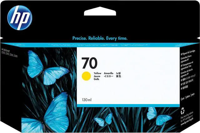 Main image of HP 70 Vivera Ink Cartridge - Yellow
