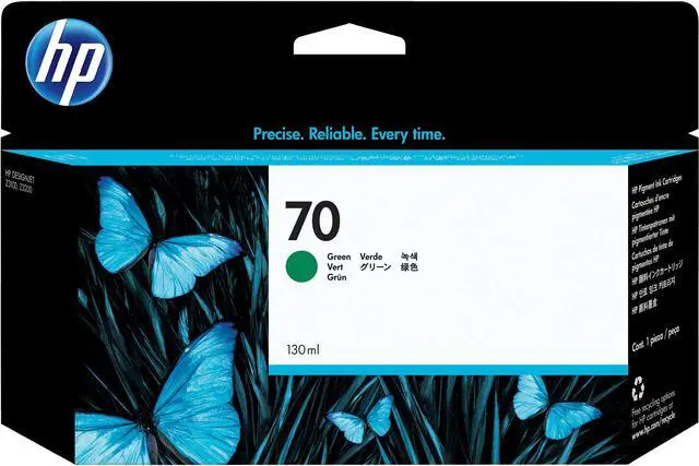 Main image of HP 70 Vivera Ink Cartridge - Green