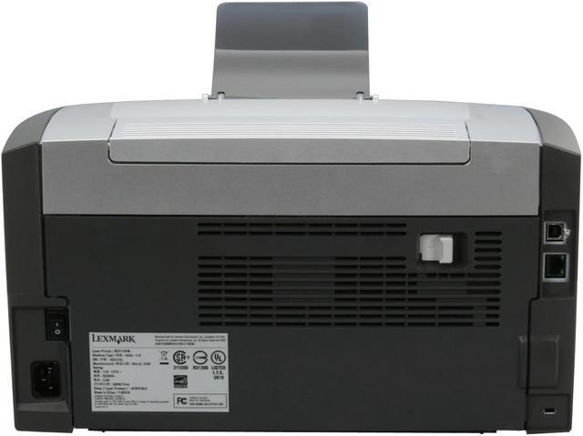 Alt view image 4 of 15 - Lexmark E120n 23S0300 Workgroup Up to 20 ppm Monochrome Ethernet (RJ-45) / USB Laser Printer