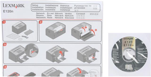 Alt view image 14 of 15 - Lexmark E120n 23S0300 Workgroup Up to 20 ppm Monochrome Ethernet (RJ-45) / USB Laser Printer