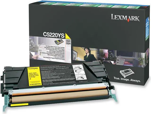 Main image of Lexmark C5220YS Return Program Toner Cartridge - Yellow