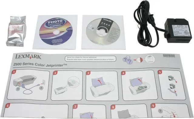 Alt view image 7 of 8 - LEXMARK Z series Z611 18k6572 Up to 14 ppm Black Print Speed Up to 4800 x 1200 dpi Color Print Quality USB InkJet Personal Color Printer