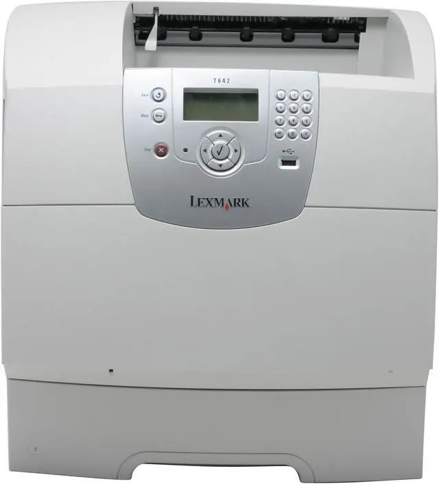 Alt view image 2 of 11 - Lexmark T642 20G0200 Personal Up to 45 ppm Monochrome LPT / USB Laser Printer