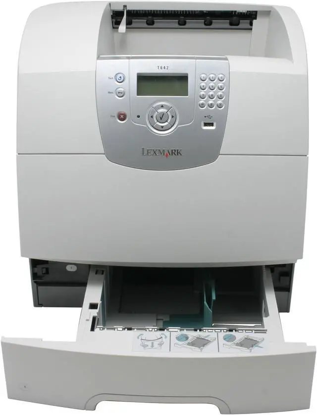 Alt view image 5 of 11 - Lexmark T642 20G0200 Personal Up to 45 ppm Monochrome LPT / USB Laser Printer