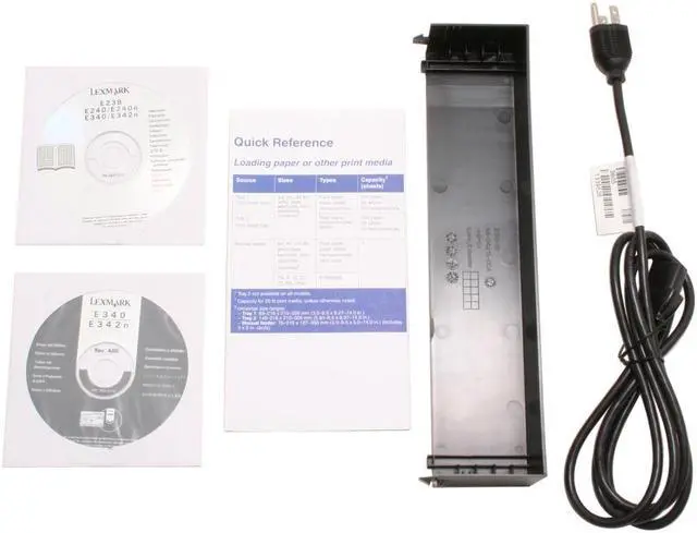 Alt view image 8 of 9 - Lexmark E342N 28S0600 Workgroup Up to 30 ppm (Letter, Black) Up to 28 ppm (A4, Black) Monochrome Ethernet (RJ-45) / LPT / USB Laser Printer