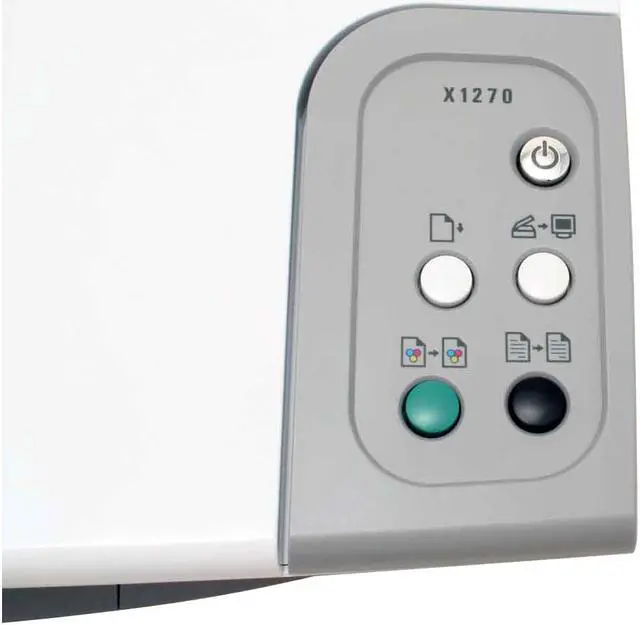 Alt view image 6 of 13 - LEXMARK X series X1270 17M4000 Up to 17 ppm Black Print Speed Up to 4800 x 1200 dpi Color Print Quality USB InkJet MFC / All-In-One Color Printer