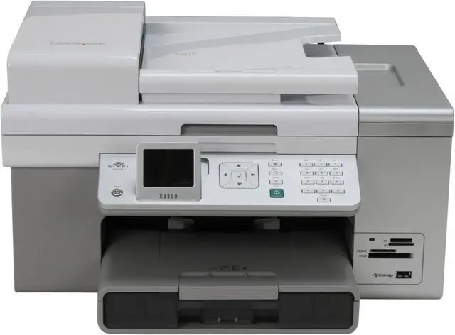 Alt view image 2 of 17 - LEXMARK X9350 30B0000 Up to 32 ppm Black Print Speed 4800 x 1200 dpi Color Print Quality Ethernet (RJ-45) / USB / Wi-Fi InkJet MFC / All-In-One Color Printer