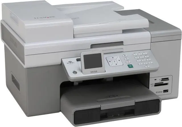 Alt view image 3 of 17 - LEXMARK X9350 30B0000 Up to 32 ppm Black Print Speed 4800 x 1200 dpi Color Print Quality Ethernet (RJ-45) / USB / Wi-Fi InkJet MFC / All-In-One Color Printer