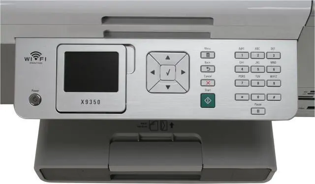Alt view image 4 of 17 - LEXMARK X9350 30B0000 Up to 32 ppm Black Print Speed 4800 x 1200 dpi Color Print Quality Ethernet (RJ-45) / USB / Wi-Fi InkJet MFC / All-In-One Color Printer