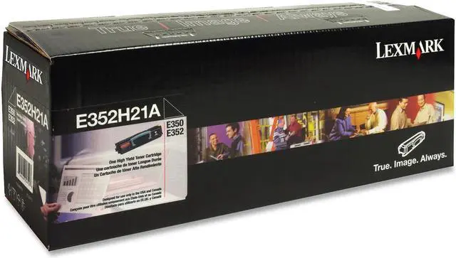 Main image of Lexmark E352H21A High Yield Toner Cartridge - Black