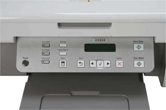 Alt view image 4 of 14 - LEXMARK X3550 1410000 24 ppm Black Print Speed Up to 4800 x 1200 dpi Color Print Quality USB InkJet MFC / All-In-One Color Printer
