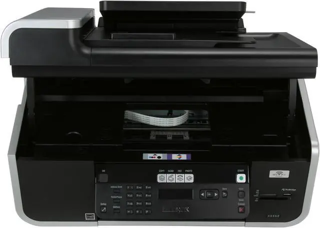Alt view image 6 of 8 - LEXMARK X6650 20R1000 Up to 25 ppm Black Print Speed 4800 x 1200 dpi Color Print Quality USB / Wi-Fi Thermal Inkjet MFC / All-In-One Color Printer