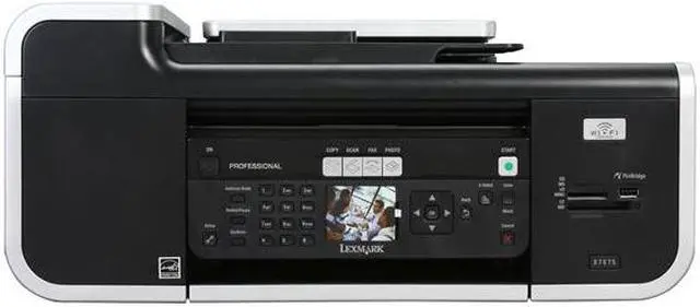 Alt view image 3 of 6 - LEXMARK X7675 12V0300 Up to 32 ppm Black Print Speed 4800 x 2400 dpi Color Print Quality Ethernet (RJ-45) / USB / Wi-Fi Thermal Inkjet MFC / All-In-One Color Printer
