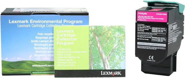 Alt view image 5 of 5 - Lexmark C540H1MG Return Program Toner Cartridge - Magenta
