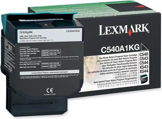 Main image of Lexmark C540A1KG Return Program Toner Cartridge - Black