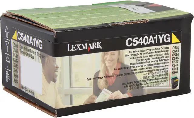 Main image of Lexmark C540A1YG Return Program Toner Cartridge - Yellow