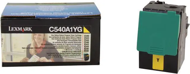 Alt view image 7 of 7 - Lexmark C540A1YG Return Program Toner Cartridge - Yellow