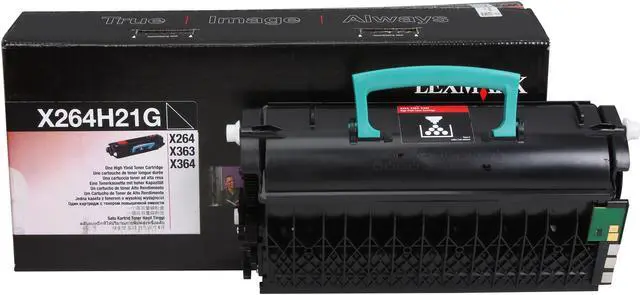 Alt view image 2 of 6 - Lexmark X264H21G High Yield Toner Cartridge - Black