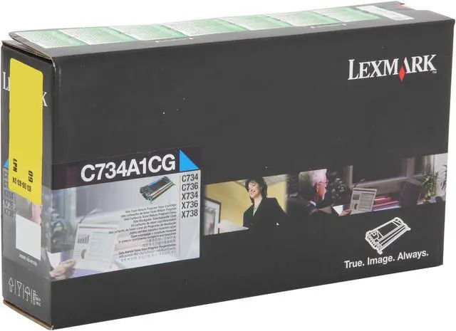 Main image of Lexmark C734A1YG Return Program Toner Cartridge - Yellow
