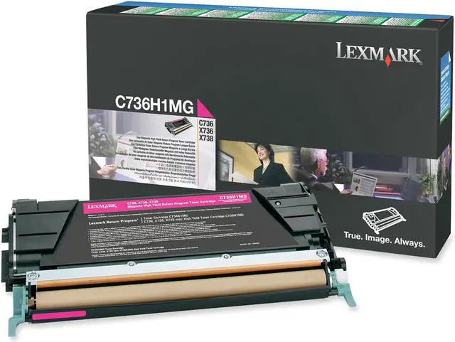 Main image of Lexmark C736H1MG High Yield Return Program Toner Cartridge - Magenta