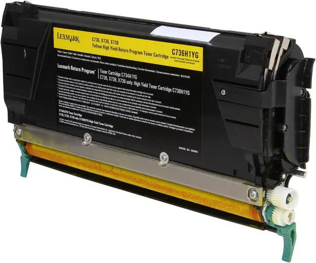 Alt view image 3 of 6 - Lexmark C736H1YG Return Program Toner Cartridge - Yellow