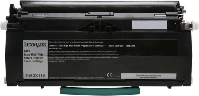 Alt view image 2 of 6 - Lexmark E460X11A Extra High Yield Return Program Toner Cartridge - Black